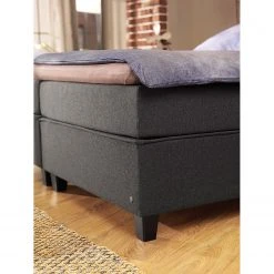Tom Tailor Boxspringbett Color Box - Stoff TBO: 9 anthrazite - 160 x 200cm - H3 - Unifarben -Schlafzimmer Verkaufe DE 1000346730 220505 060 DETAILS P000000001000346730