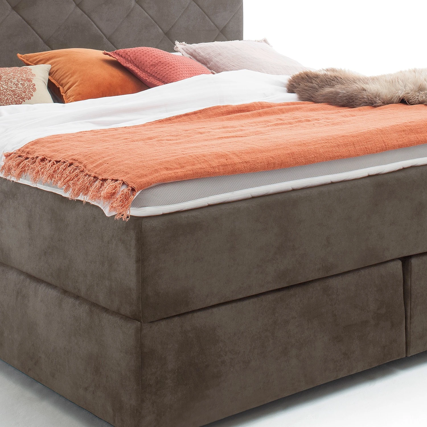 Meise.möbel Boxspringbett New York - Taupe - 160 x 200cm - H2 6 Meise.möbel Boxspringbett New York - Taupe - 160 x 200cm - H2 – Bild 6