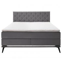 Meise.möbel Boxspringbett Milano - Lichtgrau - 160 x 200cm - H3 -Schlafzimmer Verkaufe DE 1000347309 220427 030 DETAILS P000000001000347309