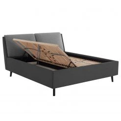 Meise.möbel Polsterbett Valetta - Anthrazit - 180 x 200cm - Schwarz -Schlafzimmer Verkaufe DE 1000347432 220503 035 DETAILS P000000001000347432