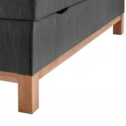 Meise.möbel Boxspringbett Catania - Webstoff Meara: Anthrazit - 120 x 200cm -Schlafzimmer Verkaufe DE 1000347471 220505 031 DETAILS P000000001000347471