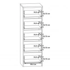 Loftscape Kommode Optima VI - Matt Weiß -Schlafzimmer Verkaufe DE 1000348094 220603 501 SKETCH DETAILS P000000001000348094 sketch