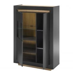 Loftscape Highboard Accra - Weiß / Anthrazit -Schlafzimmer Verkaufe DE 1000348822 220506 031 DETAILS P000000001000348822