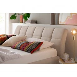 Meise.möbel Polsterbett Mila II - Beige / Eiche Natur - 180 x 200cm -Schlafzimmer Verkaufe DE 1000350958 220622 040 DETAILS P000000001000350958