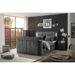 Loftscape Boxspringbett Touch II - Microfaser Salvo: Anthrazit -Schlafzimmer Verkaufe DE 1000352951 220602 021 MOOD DETAILS P000000001000352951 mood