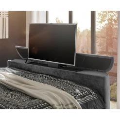 Loftscape Boxspringbett Touch II - Microfaser Salvo: Anthrazit -Schlafzimmer Verkaufe DE 1000352951 220602 043 DETAILS P000000001000352951