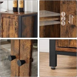 Red Living Kommode Toulouse II - Braun / Schwarz -Schlafzimmer Verkaufe DE 1000355221 220601 031 DETAILS P000000001000355221