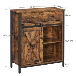 Red Living Kommode Torm II - Braun / Schwarz -Schlafzimmer Verkaufe DE 1000355224 220601 500 SKETCH DETAILS P000000001000355224 sketch