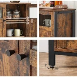 Red Living Kommode Toulouse III - Braun / Schwarz -Schlafzimmer Verkaufe DE 1000355225 220601 031 DETAILS P000000001000355225