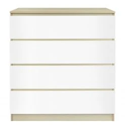 Norrwood Kommode Splendid Night - Hochglanz Weiß / Eiche Sonoma Dekor -Schlafzimmer Verkaufe DE 1000355300 220603 030 DETAILS P000000001000355300