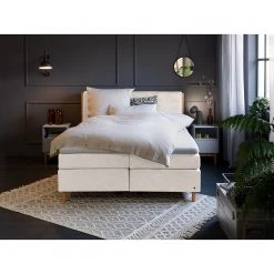 Tom Tailor Boxspringbett California Box - Chenille GCP: 11 zinc - 180 x 200cm - Doppelmatratze H2/H3 - Mit Motiv -Schlafzimmer Verkaufe DE 1000355725 220601 021 MOOD DETAILS P000000001000355725 mood