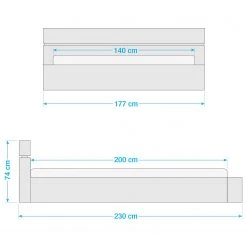 Neue Modular Massivholzbett Vedano - 140 x 200cm -Schlafzimmer Verkaufe DE 1000356560 220617 500 SKETCH DETAILS P000000001000356560 sketch