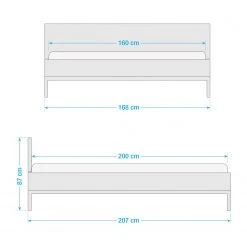 Neue Modular Massivholzbett Seveso - 160 x 200cm -Schlafzimmer Verkaufe DE 1000356566 220824 500 SKETCH DETAILS P000000001000356566 sketch