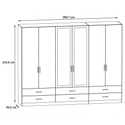 Loftscape Drehtürenschrank Beforo -Schlafzimmer Verkaufe DE 1000357379 220622 500 SKETCH DETAILS P000000001000357379 sketch
