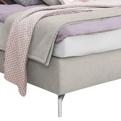 Trendline by ADA Boxspringbett Arano - Chenille GCP: 49 light grey - 200 x 200cm - H3 -Schlafzimmer Verkaufe DE 1000358882 220622 040 DETAILS P000000001000358882