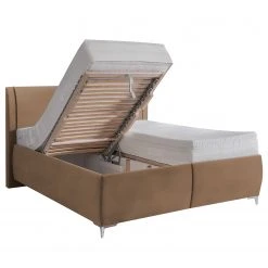 Trendline by ADA Polsterbett Gaby - Microfaser GDU: 4 brown - 160 x 200cm - Doppelmatratze H2/H3 -Schlafzimmer Verkaufe DE 1000359115 220707 030 DETAILS P000000001000359115