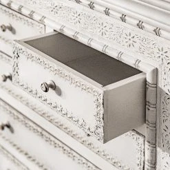 Ridgevalley Kommode Missoula - Mango massiv - Vintage Weiß -Schlafzimmer Verkaufe DE 1000359912 220624 032 DETAILS P000000001000359912