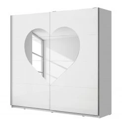 Loftscape Schwebetürenschrank Bilo - Hochglanz Weiß