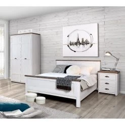 Loftscape Nachtkommode Lanot - Weiß / Eiche Dekor -Schlafzimmer Verkaufe DE 1000361664 220826 021 MOOD DETAILS P000000001000361664 mood