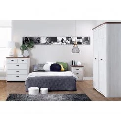 Loftscape Nachtkommode Lanot - Weiß / Eiche Dekor -Schlafzimmer Verkaufe DE 1000361664 220826 022 MOOD DETAILS P000000001000361664 mood