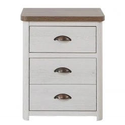 Loftscape Nachtkommode Lanot - Weiß / Eiche Dekor -Schlafzimmer Verkaufe DE 1000361664 220826 032 DETAILS P000000001000361664