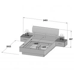 Loftscape Bettanlage Naas -Schlafzimmer Verkaufe DE 1000361826 220824 500 SKETCH DETAILS P000000001000361826 sketch