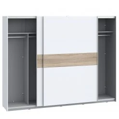 Loftscape Schwebetürenschrank Beveren - Weiß - Breite: 270 cm - Ohne Spiegeltür/-en -Schlafzimmer Verkaufe DE 1000361840 220824 030 DETAILS P000000001000361840