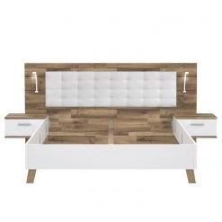 Loftscape Bettanlage Rye - Stabeiche Dekor/Weiß matt - 180 x 200cm -Schlafzimmer Verkaufe DE 1000361847 220824 050 DETAILS P000000001000361847