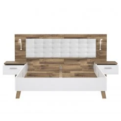 Loftscape Bettanlage Rye - Stabeiche Dekor/Weiß matt - 180 x 200cm -Schlafzimmer Verkaufe DE 1000361847 220824 060 DETAILS P000000001000361847