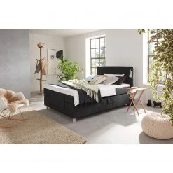 Trendline by ADA Boxspringbett Talea - Chenille TBS: 10 Schwarz - 120 x 200cm - H2 -Schlafzimmer Verkaufe DE 1000362849 220907 021 MOOD DETAILS P000000001000362849 mood