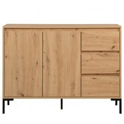 Loftscape Kommode Brochet II - Eiche Dekor / Schwarz -Schlafzimmer Verkaufe DE 1000363050 220704 030 DETAILS P000000001000363050