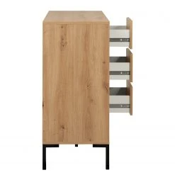 Loftscape Kommode Brochet II - Eiche Dekor / Schwarz -Schlafzimmer Verkaufe DE 1000363050 220704 035 DETAILS P000000001000363050