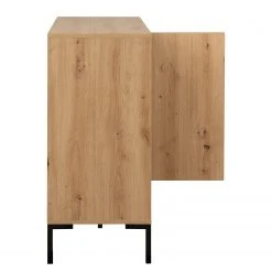 Loftscape Kommode Brochet II - Eiche Dekor / Schwarz -Schlafzimmer Verkaufe DE 1000363050 220704 036 DETAILS P000000001000363050