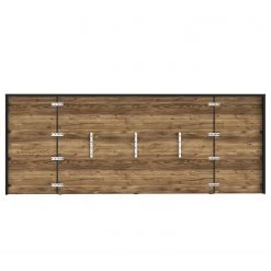 Loftscape Bettanlage Huy - Inkl. Beleuchtung - Alpenkiefer Dekor / Schwarz - 180 x 200cm -Schlafzimmer Verkaufe DE 1000363078 220819 070 DETAILS P000000001000363078 1