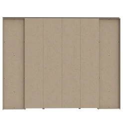 Loftscape Schwebetürenschrank Huy - Inkl. Beleuchtung - Alpenkiefer Dekor / Schwarz -Schlafzimmer Verkaufe DE 1000363103 220819 060 DETAILS P000000001000363103