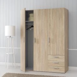 Loftscape Kleiderschrank Tholen - Eiche Sonoma Dekor -Schlafzimmer Verkaufe DE 1000363817 220803 021 MOOD DETAILS P000000001000363817 mood