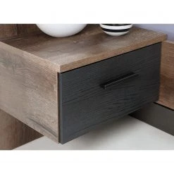 Loftscape Schlafzimmer-Set Buren (2-teilig) - Eiche Rustikal Dekor / Eiche Schwarz Dekor -Schlafzimmer Verkaufe DE 1000363820 220803 080 DETAILS P000000001000363820