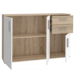 Loftscape Kommode Kiltealy III - Weiß / Eiche Sonoma Dekor -Schlafzimmer Verkaufe DE 1000364879 220722 031 DETAILS P000000001000364879