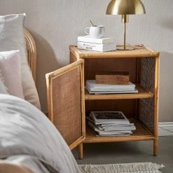 Butlers Nachttisch BOHO LOUNGE - Rattan - Natur -Schlafzimmer Verkaufe DE 1000365684 220728 021 MOOD DETAILS P000000001000365684 mood