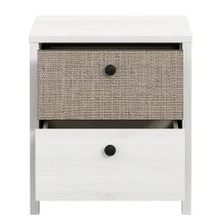 Loftscape Nachtkommode Riecce - Schneeeiche Dekor / Grau -Schlafzimmer Verkaufe DE 1000365811 220909 050 DETAILS P000000001000365811