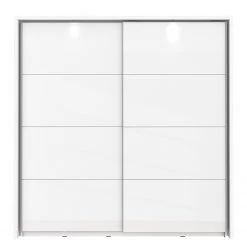 Loftscape Schwebetürenschrank Shiny - Inkl. Beleuchtung - Hochglanz Weiß / Weiß -Schlafzimmer Verkaufe DE 1000365827 220909 040 DETAILS P000000001000365827