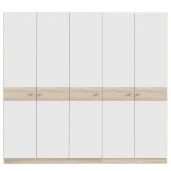 Loftscape Drehtürenschrank Thurles - Weiß / Eiche Sonoma Dekor -Schlafzimmer Verkaufe DE 1000365830 220909 040 DETAILS P000000001000365830