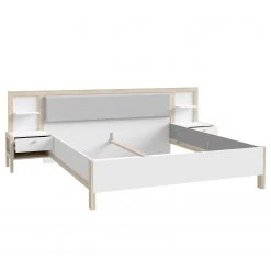 Loftscape Bettanlage Thurles - Weiß / Eiche Sonoma Dekor -Schlafzimmer Verkaufe DE 1000365832 220909 040 DETAILS P000000001000365832