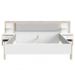 Loftscape Bettanlage Thurles - Weiß / Eiche Sonoma Dekor -Schlafzimmer Verkaufe DE 1000365832 220909 060 DETAILS P000000001000365832