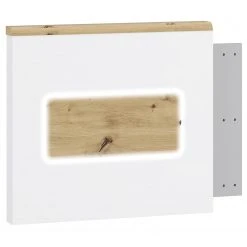 Loftscape Bettgestell Olivee - Hochglanz Weiß /Braun -Schlafzimmer Verkaufe DE 1000365834 220909 072 DETAILS P000000001000365834