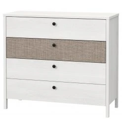 Loftscape Kommode Riecce - Schneeeiche Dekor / Grau