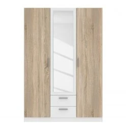 Loftscape Drehtürenschrank Okei - Eiche Sonoma Dekor / Weiß -Schlafzimmer Verkaufe DE 1000365863 220909 040 DETAILS P000000001000365863