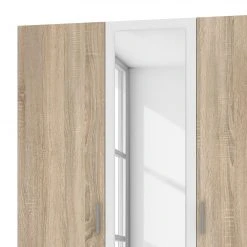 Loftscape Drehtürenschrank Okei - Eiche Sonoma Dekor / Weiß -Schlafzimmer Verkaufe DE 1000365863 220909 070 DETAILS P000000001000365863