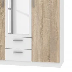 Loftscape Drehtürenschrank Okei - Eiche Sonoma Dekor / Weiß -Schlafzimmer Verkaufe DE 1000365863 220909 071 DETAILS P000000001000365863