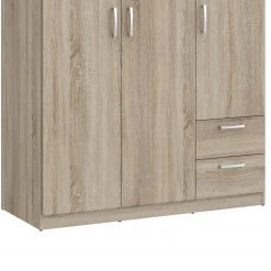 Loftscape Drehtürenschrank Naja I - Eiche Sonoma Dekor - Breite: 123 cm -Schlafzimmer Verkaufe DE 1000365867 220909 041 DETAILS P000000001000365867